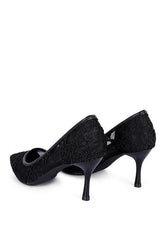 REUNION LACE STILETTO PARTY PUMPS - 2000001001856 - Love it Curvy