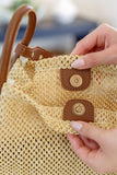 Road Less Traveled Handbag with Zipper Pouch in Coffee - AS6118-01 - Love it Curvy