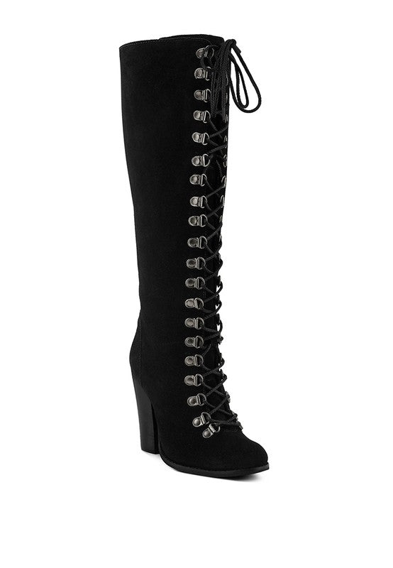 SLEET-SLAY Antique Heeled Calf Boot - 2000001462028 - Love it Curvy