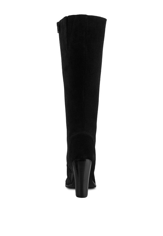 SLEET-SLAY Antique Heeled Calf Boot - 2000001462028 - Love it Curvy