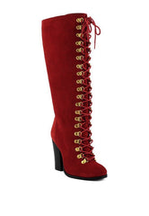 SLEET-SLAY Antique Heeled Calf Boot - 2000001462048 - Love it Curvy