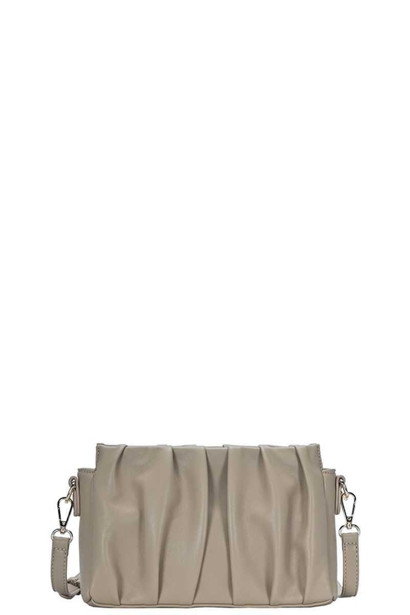 Stylish Smooth Wrinkled Crossbody Bag - 55639.TP - Love it Curvy