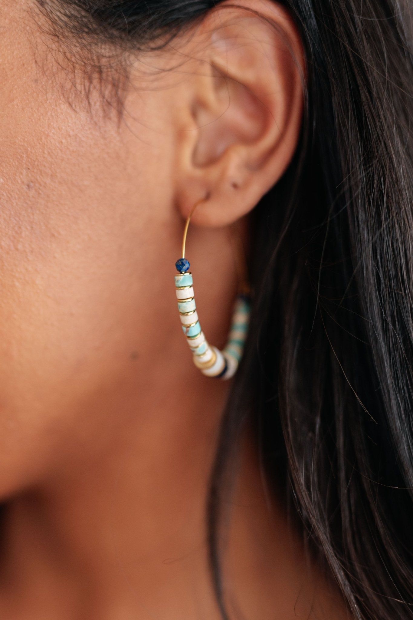 Sweet Stacks Beaded Earrings - AS7846-01 - Love it Curvy