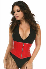 Top Drawer Red Patent Steel Boned Mini Cincher - TD-1479-S - Love it Curvy