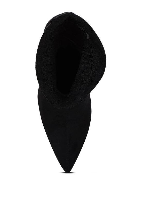 Tweeple Stiletto Boot With A Pointed Toe - 2000001462998 - Love it Curvy