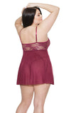 Versatile Elegance Babydoll & G-String Ensemble (20408) - 20408-MLO-OS - Love it Curvy