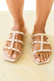 Walk the Talk Studded Sandals - AS5575-01 - Love it Curvy