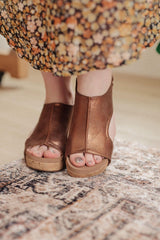 Walk This Way Wedge Sandals in Antique Bronze - AS7535-01 - Love it Curvy